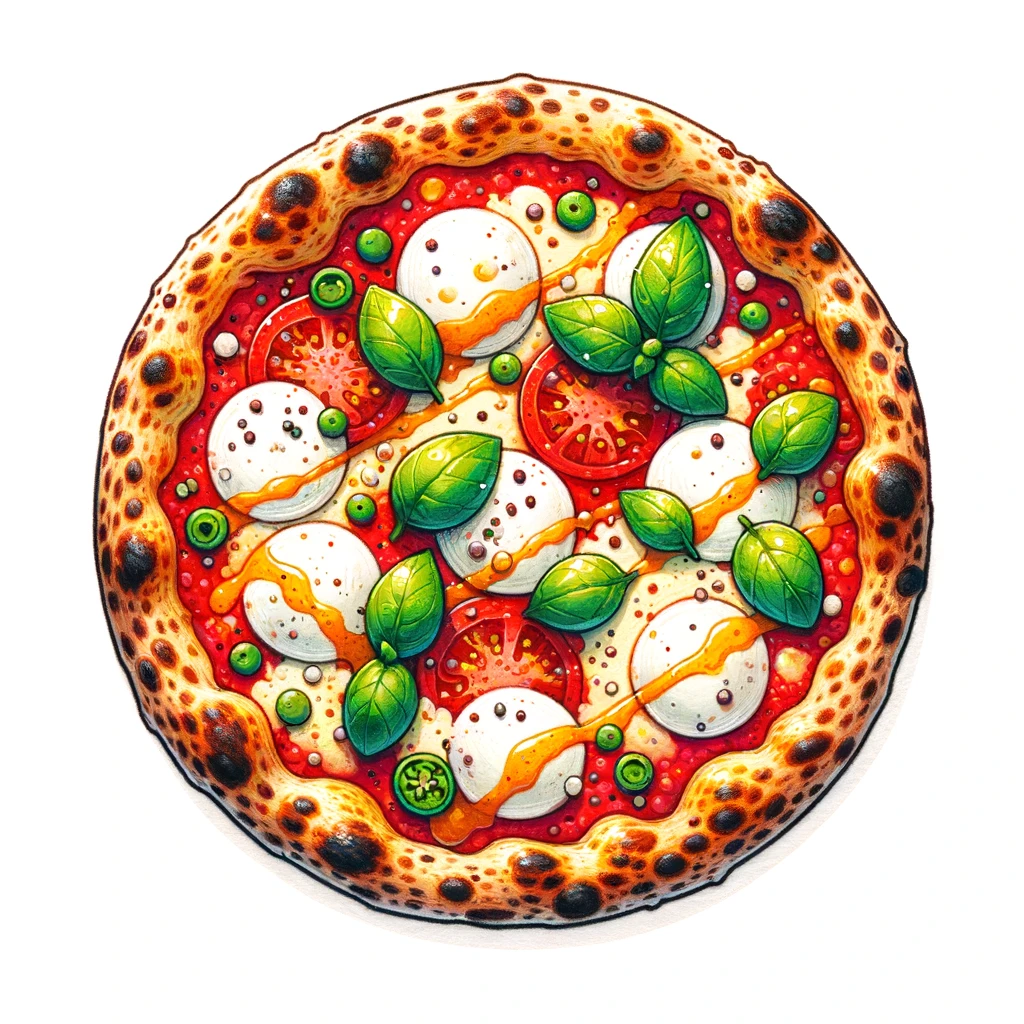 pizza illustratoin